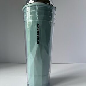 Starbucks Icy Green Geometric Tumbler